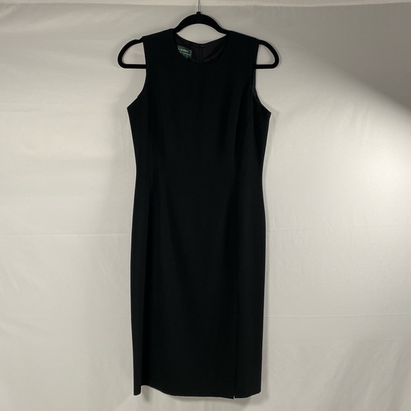 NEW Ralph Lauren Black Sheath Dress SZ 4 - Picture 1 of 5